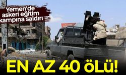 Yemen'de askeri eğitim kampına saldırı: En az 40 ölü!