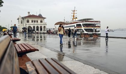 İstanbul'da yağışlı hava