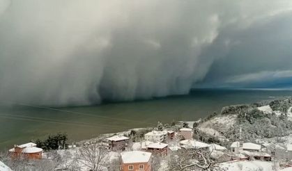 Kastamonu'da bulutlar Karadeniz ile birleşti!