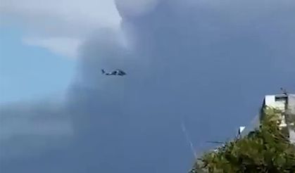Hatay’da askeri helikopterler afet bölgelerine erzak taşıyor