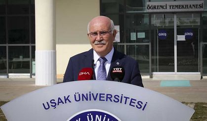 'Uşak Üniversitesi Yemekhanesi riskli' iddialarını Rektör Ekrem Savaş yalanladı