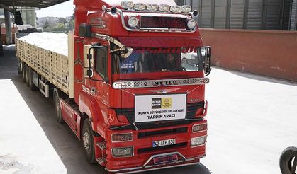 Konya Büyükşehir Belediyesi, Kahramanmaraş'a 300 ton un gönderdi