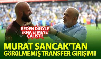 Murat Sancak, Cluj'lu Ajeti'yi beden diliyle transfer etmek istedi