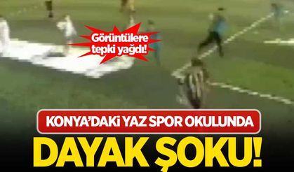 Konya'daki yaz spor okulunda dayak şoku! İşte o görüntüler...