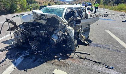 Erzincan'da feci kaza