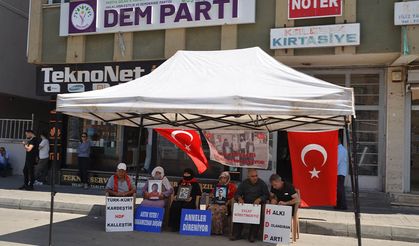 Muşlu anneler evlat nöbetinde