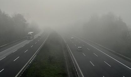 Bolu ve Düzce'de yoğun sis