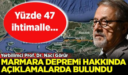 Yer bilimci Naci Görür'den, Marmara depremi açıklaması