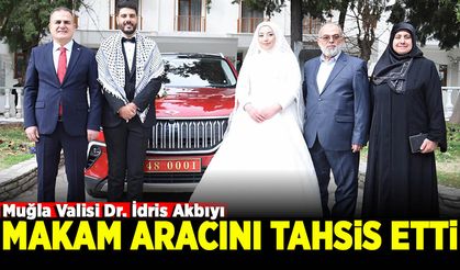 Muğla Valisi Akbıyık, makam aracı TOGG'u gelin arabası olarak tahsis etti