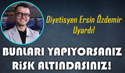 Diyetisyen Ersin Özdemir'den Klorlu su uyarısı