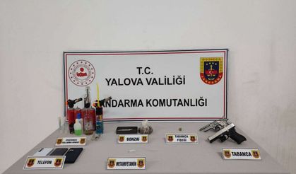 Yalova'da uyuşturucu operasyonunda 4 zanlı yakalandı
