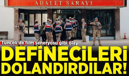 Film seneryosu gibi olay: Definecileri dolandırdılar!