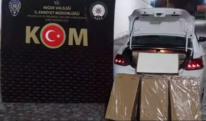 Niğde'de ele geçirildi: Tam 175 bin adet