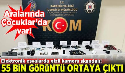 Karabük'te Elektronik eşyalarda gizli kamera skandalı!