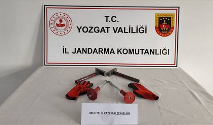 İzinsiz kazı yapan 5 kişi suçüstü yakalandı