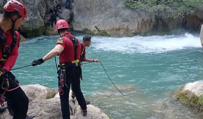 Yazılı kanyon'da suda kaybolan 19 yaşındaki gençten acı haber