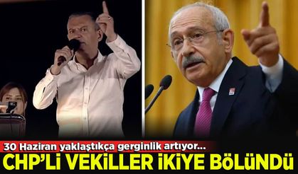 Savaş kızıştı! CHP ikiye bölündü!