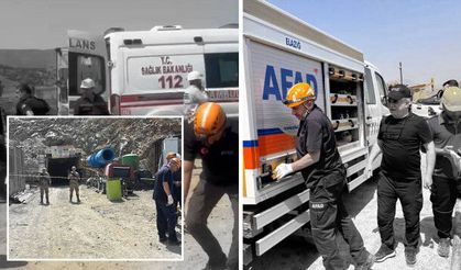 Elazığ'da maden ocağında göçük altındaki işçiden acı haber