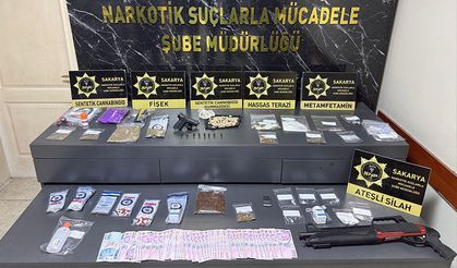 Sakarya'da uyuşturucu operasyonlarında 12 şüpheli tutuklandı
