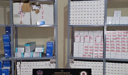 Osmaniye'de son kullanma tarihi geçmiş 250 bin ilaç ele geçirildi