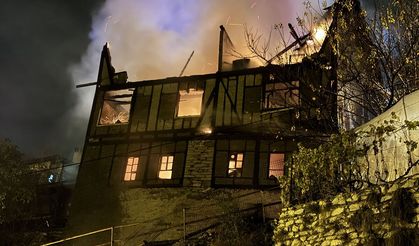 Safranbolu'da tarihi konak yandı