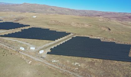 Ağrı'nın güneşi devlet desteğiyle elektrik enerjisine dönüşüyor
