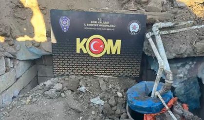 Yer altına gömülü tankta 3 bin 562 litre kaçak motorin ele geçirildi