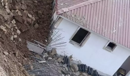 Kahramanmaraş'ta toprak kayması: 6 ev zarar gördü