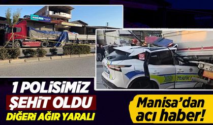 Manisa'dan acı haber: 1 polis şehit oldu, 1 polis ağır yaralı