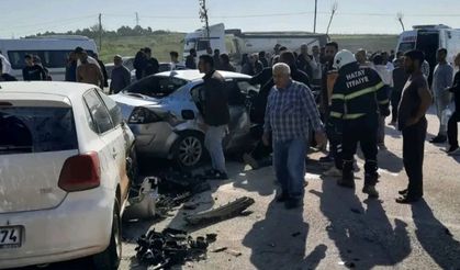 Hatay'da zincirleme trafik kazası: 7 yaralı