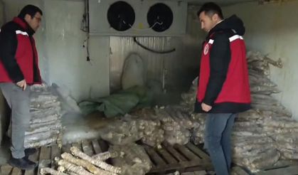 Manisa'da piyasa değeri yaklaşık 4 milyon lira olan bozulmuş kokoreç ele geçirildi