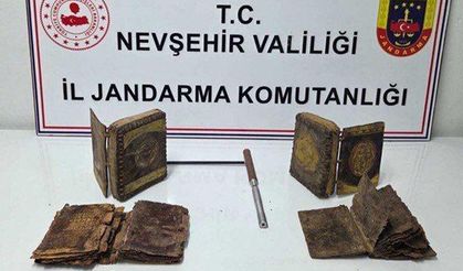 Nevşehir’de tarihi eser niteliğinde 2 Tevrat ele geçirildi