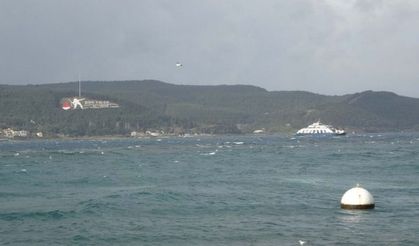 Çanakkale'de feribot seferleri iptal edildi
