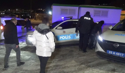Erzurum'da evde zorla tutulan kadın kurtarıldı