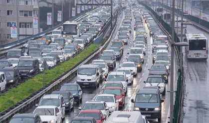 İstanbul'da trafik yoğunluğu yüzde 85'e ulaştı