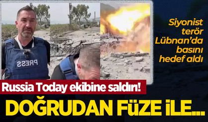 İşgalci İsrail, Lübnan'da RT muhabirini doğrudan füzeyle hedef aldı