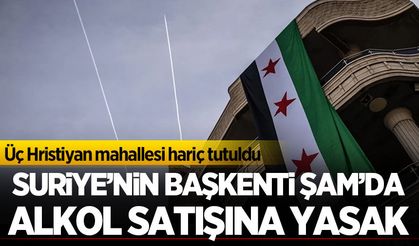Suriye'nin başkenti Şam'da alkol satışına yasak