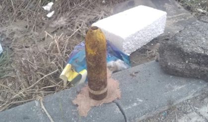 Sivas’ta çöpte havan mermisi bulundu