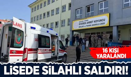 Şanlıurfa'da lisede silahlı saldırı: 16 kişi yaralandı