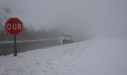 Denizli'de kar ve sis ulaşımı olumsuz etkiliyor
