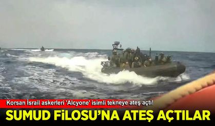 İsrail, Sumud Filosu'ndaki 'Alcyone' isimli tekneye müdahale sırasında ateş açtı!