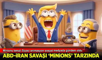 Minions temalı Siyasi animasyon sosyal medyada gündem oldu