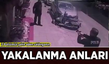 Çorlu'da 2 polisimizi şehit eden saldırganın yakalanma anları ortaya çıktı