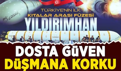 Yıldırımhan Balistik Füzemiz 'dosta güven, düşmana korku' saldı!