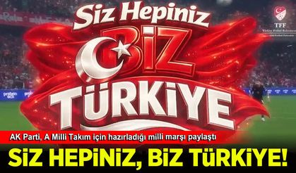 AK Parti, A Milli Takım için hazırladığı milli marşı paylaştı