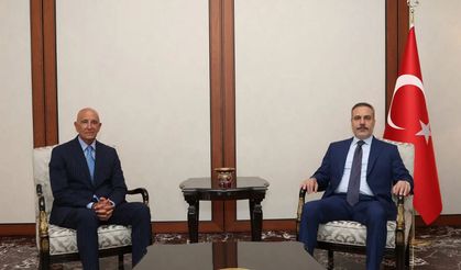 Bakan Fidan, Tom Barrack'ı kabul etti!