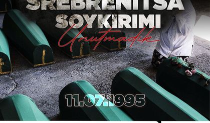 MSB, Srebrenitsa şehitlerini andı