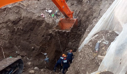 Eskişehir'de define ararken enkaz altında kaldı