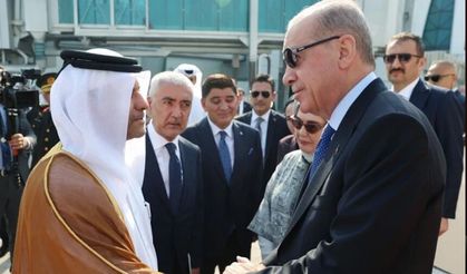 Erdoğan taziye ziyareti için Katar'da