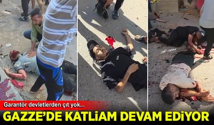 Gazze'de katliam devam ediyor, Garantör devletlerden çıt çıkmıyor